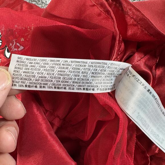 Disney Store Minnie Mouse Dress Sz 3 Snowflakes Stars Christmas Holiday Classic - Picture 10 of 16